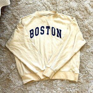 Boston tan crewneck